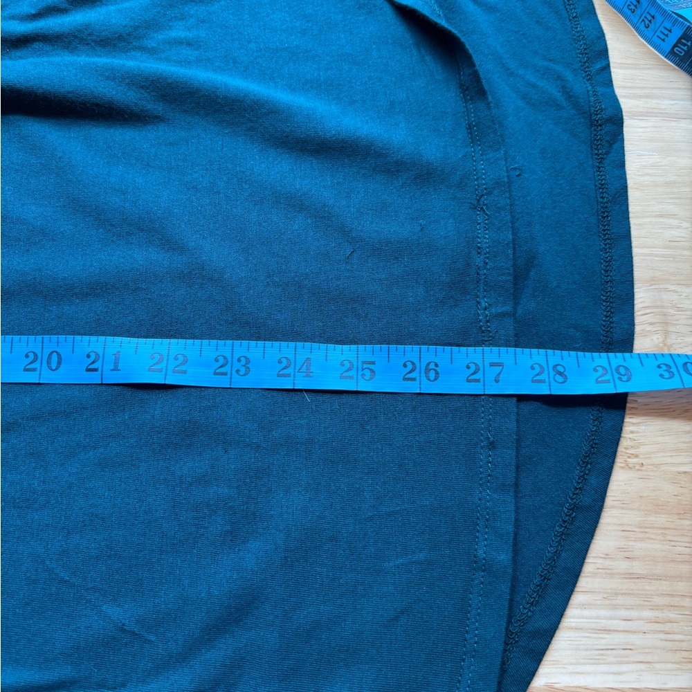 Como Vintage "The Perfect Tee" Long Sleeve - Dark‎ Teal Size XL - Picture 4 of 6